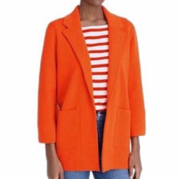 J. Crew Sophie Open-Front Sweater-Blazer Cardigan XS - Picture 1 of 4